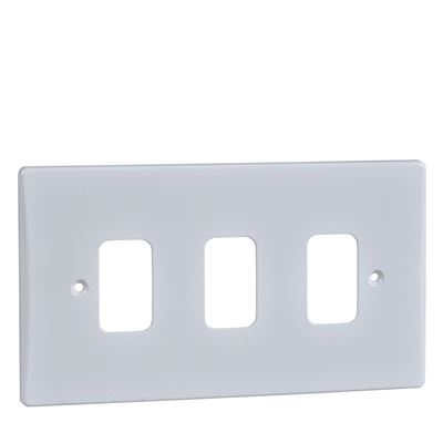 Picture of 3Module Moulded Front
White Plastic