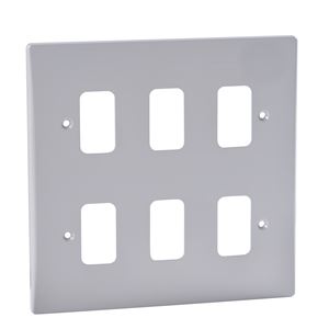 Picture of 6Module Moulded Front
White Plastic