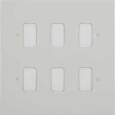 Picture of 6Module white metal plate