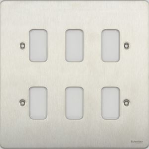 Picture of GUG06SS
6 GANG STAINLESS STEEL GRID PLATE SCREWED