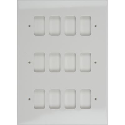 Picture of 12 Module Moulded Front
White Plastic