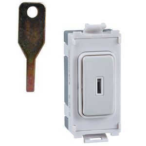 Picture of 20amp 2way Key Switch
White Plastic