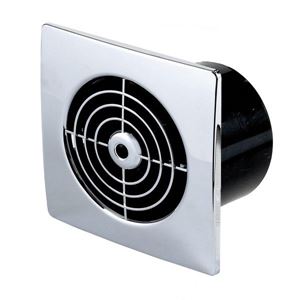 Picture of 4" 100mm Std Low Profile Fan Chrome