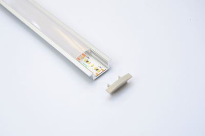 Picture of 1 METRE  RECESSED SUITABLE FOR DIFF
SINGLE ROW STRIP PROFILE SHALLOW INSET
SUITABLE FOR 4.8W/7.2W/9.6W 24V