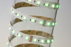 Picture of 24 WATTS LED PER MTR RGB & COOL WHITE
& WARM WHITE SINGLE
5 METRE REEL IP20
60LED
