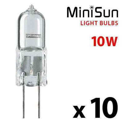 Picture of 10 PK 10w Capsule Lamp G4 M91 LOW VOLTAGE
SUN