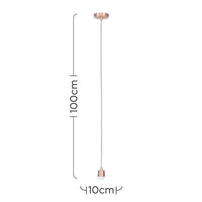 Picture of COPPER SUSPENSION C/W SHADE RING 1MTR
SUN