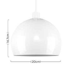 Picture of MINI ARCO SHADE 12" WHITE
SUN