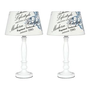 Picture of PAIR CHERUB TABLE LAMPS C/W CREAM/BLUE SHADES
SHABBY CHIC
SUN