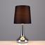 Picture of PAIR TEAR DROP TOUCH TABLE LAMPS CHROME/BLACK
SUN