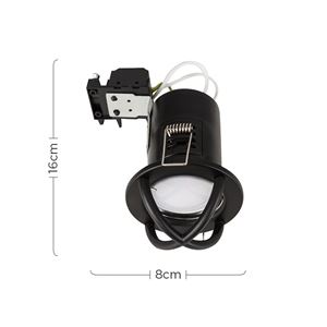 Picture of STEAMPUNK DOWNLIGHT MATT BLACK FIRE RATED
STEAMPUNK CONTEMPORARY LIGHTING
65MM CUT OUT GU10