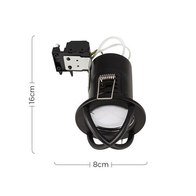 Picture of STEAMPUNK DOWNLIGHT MATT BLACK FIRE RATED
STEAMPUNK CONTEMPORARY LIGHTING
65MM CUT OUT GU10