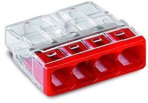 Picture of 2273-204
2.5MM 24A 4 CONDUCTOR  PUSH WIRE RED
COMPACT CONNECTOR