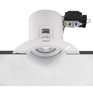 Picture of PLASTER IN DOWNLIGHT GU10 ADJUST
CUT OUT 85MM HEIGHT. 145MM