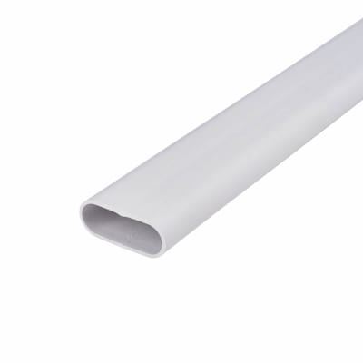 Picture of 25mm PVC Oval Conduit White 3mtr