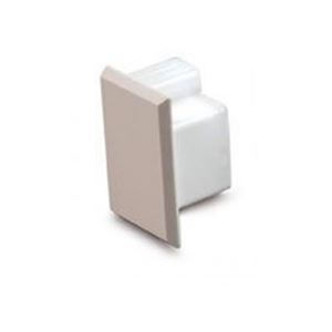Picture of 16x25mm Stop End White