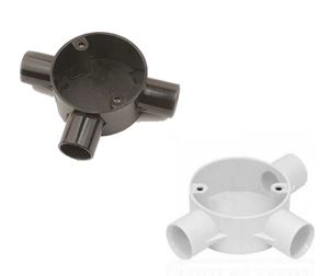 Picture of 20mm Tee Besa Box ( 3way ) White
