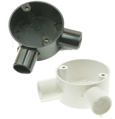 Picture of 20mm Angle Besa Box ( 2way ) White