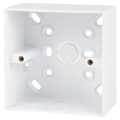Picture of 1gang 44mm Surface Box
20mm conduit KO/40mm trunking KO