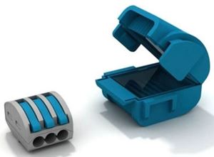 Picture of MINI JUNCTION BOX C/W 3 POLE WAGO CONNECTORS
SHELL BOX IP68 GEL FILLED RE-ENTERABLE
PACK OF 2  26 X 33 X 23