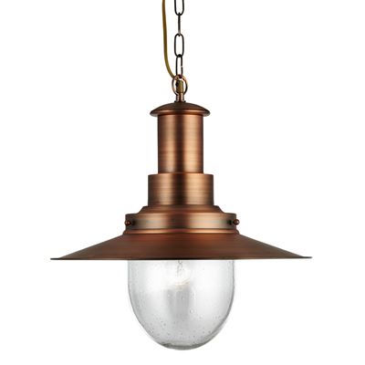Picture of 5301CO
COPPER FISHERMANS LANTERN  1 X 60W ES
SEEDED GLASS SEARCHLIGHT