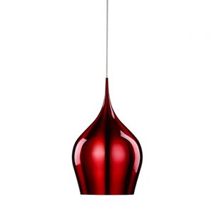 Picture of VIBRANT RED ANODISED ALUMINIUM PENDANT
MAX H.160CM W.26CM SHADE HEIGHT. 44CM