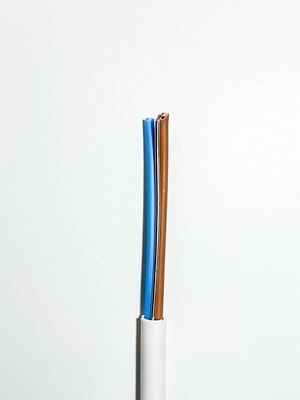 Picture of 1.5mm Fire Cable 2core + Earth White
Soft Skin Fire