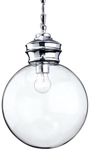 Picture of OMAR GLOBE PENDANT
CHROME/GLASS 60W ES
FIRSTLIGHT