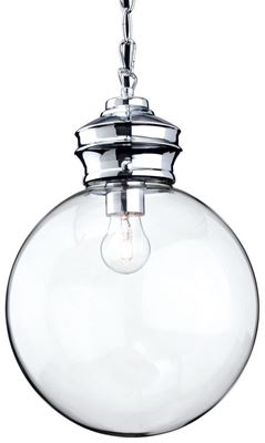 Picture of OMAR GLOBE PENDANT
CHROME/GLASS 60W ES
FIRSTLIGHT