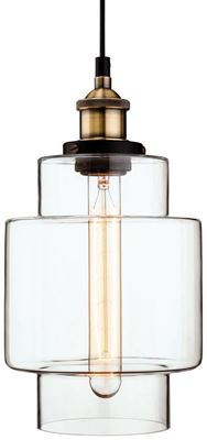 Picture of EMPIRE PENDANT
ANTIQUE BRASS/CLEAR GLASS 60W ES
FIRSTLIGHT