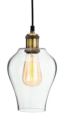 Picture of EMPIRE PENDANT
ANTIQUE BRASS/CLEAR GLASS 40W ES
FIRSTLIGHT