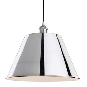 Picture of SAVOY PENDANT BRUSHED CHROME
1 X 60W ES
FIRSTLIGHT