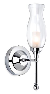 Picture of ASTON WALL LIGHT SUITABLE FOR BATHROOM
H:315 PROJ:155 W:125 G9 LED
FIRSTLIGHT
