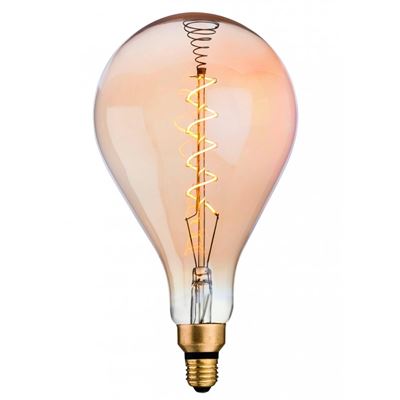 Picture of 4w LED E27 280LM 2200K AMBER GLASS
LED VINTAGE LAMP  HEIGHT 295MM WIDTH 160MM
FIRSTLIGHT