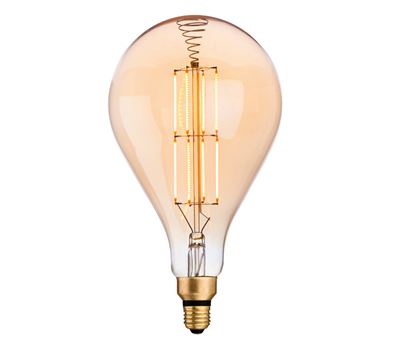 Picture of 8w LED E27 640LM 2200K AMBER GLASS
LED VINTAGE LAMP  HEIGHT 295MM WIDTH 160MM
FIRSTLIGHT