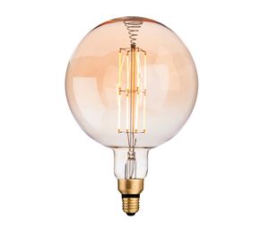 Picture of 8w LED E27 640LM 2200K AMBER GLASS
LED VINTAGE LAMP  HEIGHT 295MM WIDTH 200MM
FIRSTLIGHT