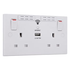 Picture of 2GANG SOCKET C/W WIFI BOOST & USB