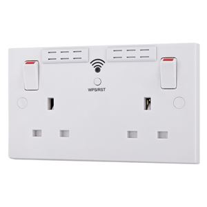 Picture of 2GANG SOCKET C/W WIFI BOOST