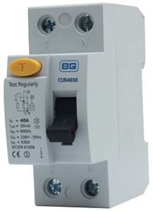 Picture of 40amp 30MA RCD 2pole