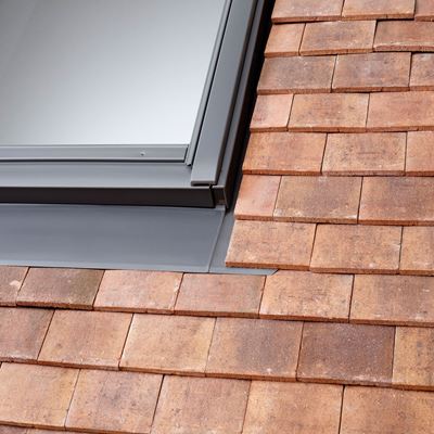 Picture of Velux Std Window Flashing Tile 66x118for tiles up to 120mm in profileroof pitch 15-90 deg