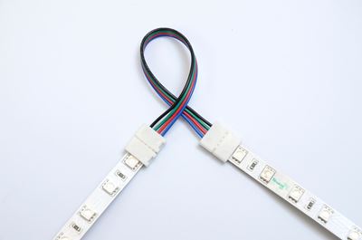 Picture of WIRED END CONNECTOR  7.2W RGB  LED STRIP  24V24V