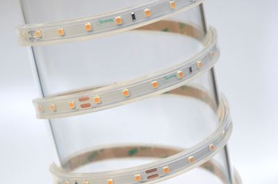 Picture of 5MTR LED IP65 WARM WHITE 2700K  65.63 LM WEXTRA WARM WHITE 4.8W 70 LEDS PER MTR  24V